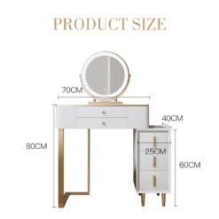 Lakin Dressing Table, White(Lakin Dressing Table White) -Weilai Concept 1 cbef30dc 5766 4f03 912c e77d2dacfa84
