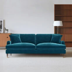 Ismail Two Seater Sofa, Loveseat, Velvet(Ismail Two Seater Sofa Loveseat Velvet)