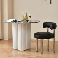 Nelli Modern Round Dining Table, Marble(Nelli Modern Round Dining Table Marble) -Weilai Concept 1 d5495d3d 7e4b 4929 9636 1f096453fe99