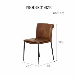 D'Amato Dining Chair, Leather(Damato Dining Chair Dining Room Chair Leather) -Weilai Concept 1 e15d57fe 513e 4bc2 a563 80ca6b6de362
