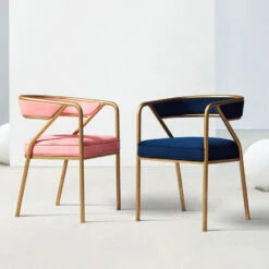 Dwight Dining Chair, Gold Frame(Dwight Dining Chair Gold Frame) -Weilai Concept 2.3 9679f6ea 1e9d 411b a6f6 3443f8c147c6