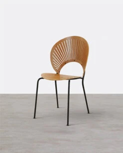 A Set Of 2 Conker Dining Chair, Solid Wood(A Set Of 2 Conker Dining Chair Solid Wood) -Weilai Concept 20 Conker 1