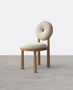 Evelyn Donut Dining Chair, Boucle(Evelyn Donut Dining Chair Boucle)