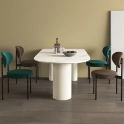 La Plainville Dining Table, White(La Plainville Dining Table) -Weilai Concept 2 1 2449d55f 2025 4224 b25b 1ce7f4454a6c