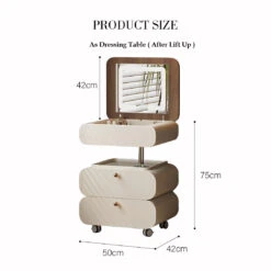 Collins Lift-Up Rotable Dressing Table, Bedside Table(Collins Dressing Table) -Weilai Concept 2 20b70b38 c1da 4afc a4f9 556480dc4152
