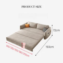 Fernandez Three Seater Sofa Bed With Storage, More Colours(Fernandez Sofa Bed) -Weilai Concept 2 25cc07a9 a256 42fc 80ed 1026e8748bf6
