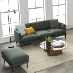 Haven Two Seater Sofa, Armchair, Green Linen(Haven 2 Seater Sofa) -Weilai Concept 2 2 7aaea74b 392d 430c 8576 c66c1d9a9067