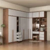 Nascimento Corner Wardrobe, Tall Wardrobe, L Shape Wardrobe With Dressing Table(Nascimento Wardrobe)