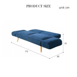 Ferreira Foldable Sofa Bed, Blue(Ferreira Sofa Bed) -Weilai Concept 2 37832d46 6bf3 438c a198 9fa90b6b0dbc