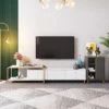 Adelaide TV Stand, White(Adelaide Tv Stand Mdf)