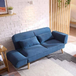 Ferreira Foldable Sofa Bed, Blue(Ferreira Sofa Bed)