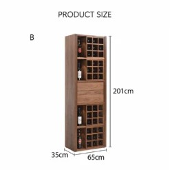 Grace Wine Cabinet, Solid Wood(Grace Wine Cabinet Solid Wood) -Weilai Concept 2 4f8f3517 2391 4462 a483 72e31f47802e