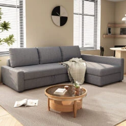 Edwards Three Seater Corner Sofa Bed With Storage, Linen(Edwards Corner Sofa) -Weilai Concept 2 b0c781d7 efd7 4105 86b5 6cc9bd0d254e