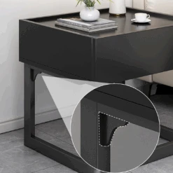 Romina Dark Bedside Table(Romina Dark Wood Bedside Table Bedside Table Black) -Weilai Concept 2 b0dd84e5 3255 42bc b166 e24436f09d77