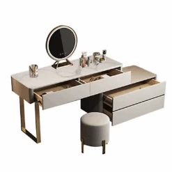 Maynard Dressing Table With Sideboard With LED Mirror(Maynard Dressing Table With Sideboard) -Weilai Concept 3 0813d5a3 4eec 421f adad 3dcaaa1fbead