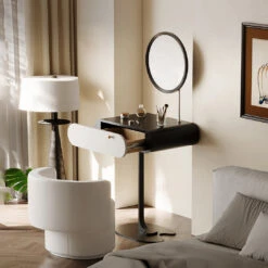 Suzuki Small Dressing Table With Mirror, Slimline Dressing Table(Suzuki Dressing Table)