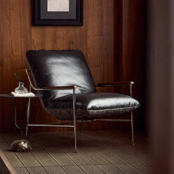 Prasad Lounge Chair Armchair With Ottoman, Real Leather(Prasad Loung Chair With Ottoman Real Leather) -Weilai Concept 3 696088ec b919 4050 8f65 5ab01ddcb08c