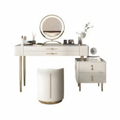 Prestigio Dressing Table With LED Mirror, Cream(Prestigio Dressing Table With Led Mirror) -Weilai Concept 3 9573dc9a e6b9 477e 930e f7ccb92c1bef