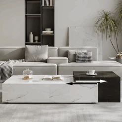 Erato Rectangle Nesting Coffee Table Set, Extendable(Erato Rectangle Coffee Table Set With Storage Extendable) -Weilai Concept 3 a937d55e 6885 418d b32d eee0a553a626