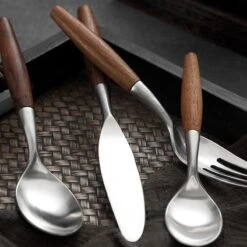 Weilai Concept -Weilai Concept 4 piece wooden cutlery set weilai concept weilai concept 2