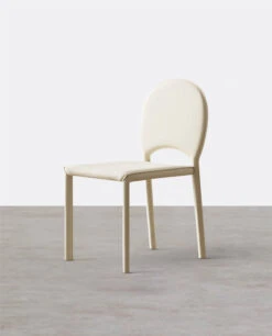 Yedda Dining Chair, Cream(Yedda Dining Chair)