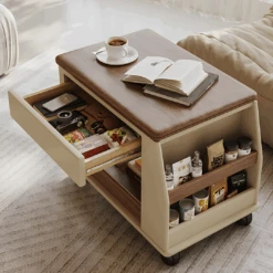 Ruiz Small Coffee Table, Lift Up Coffee Table With Storage & Casters(Ruiz Small Coffee Table Foldable Side Table With Storage Casters) -Weilai Concept 4 292d8a62 d91a 45f6 a421 20d3cbd40cfa