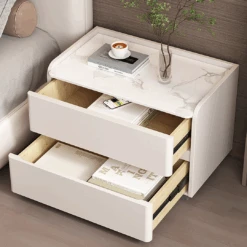 Agustina Modern Bedside Table, Wooden Bedside Table, Cream(Agustina Modern Bedside Table Wooden Bedside Table Cream) -Weilai Concept 4 40f8e892 112c 405a aaef 70bd38d944ae