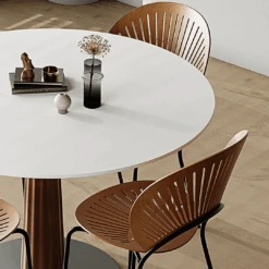 Anderson Small Round Dining Table, Sintered Stone & Solid Wood(Anderson Small Round Dining Table Sintered Stone Solid Wood) -Weilai Concept 4 7dd2fed1 968d 42ca 9cf8 f882080334d0