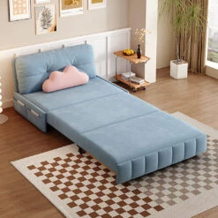 Mehta Single Seater Sofa Bed, Two Seater Sofa Bed, Blue(Mehta Sofa Bed) -Weilai Concept 4 9c95f913 a60f 4885 9ed5 5077bd5ddf56