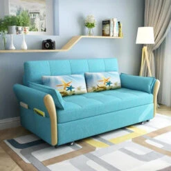 SB152 Two Seater Sofa Bed, Blue(Sb152 Two Seater Sofa Bed)