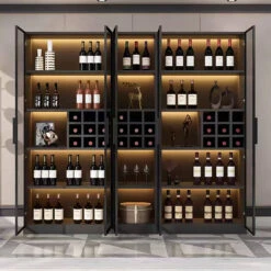 Hampshire I Wine Cabinet, Wine Storage With Glass Doors & Lights(Hampshire Wine Storage) -Weilai Concept 5 2954457f 50d4 4135 9d26 3fc40e7e0ad3