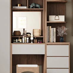Nascimento Corner Wardrobe, Tall Wardrobe, L Shape Wardrobe With Dressing Table(Nascimento Wardrobe) -Weilai Concept 5 45dd1f96 fd38 4cbb bb27 29b2877a2e61