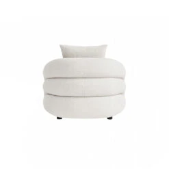 Sadiq Armchair With Cushion, White Boucle(Sadiq Armchair With Cushion White Boucle) -Weilai Concept 6 c4066e0c 5358 4b93 8961 c63664b1ca0a
