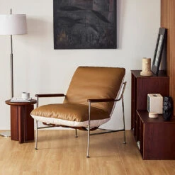 Prasad Lounge Chair Armchair With Ottoman, Real Leather(Prasad Loung Chair With Ottoman Real Leather) -Weilai Concept 6 db5e4d94 c228 4073 b5e6 550d2f7081da