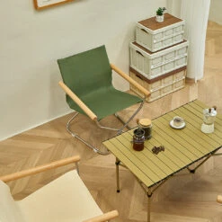 Kato Foldable Armchair, Stainless Steel(Kato Foldable Director Chair Stainless Steel) -Weilai Concept 7 badff4b3 96b4 403a 871e a0b37c6fa1b1