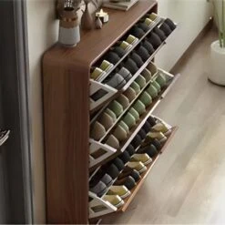 Batar Shoe Storage, Wood(Batar Shoe Storage For Narrow Space Porch Shoe Storage) -Weilai Concept 8