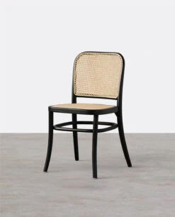 Vanesa Rattan Dining Chair, Oak(Vanesa Rattan Dining Chair Oak)