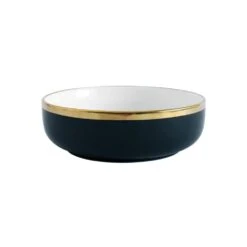 9 Piece Dinner Set, White And Dark Blue(9 Piece Dinner Set White And Dark Blue) -Weilai Concept 9 piece dinner set white and dark blue weilai concept weilai concept 6