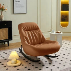 Lutz Rocking Chair With Footstool, Leather(Lutz Rocking Chair With Footstool Leather) -Weilai Concept 9 31e7f9be 36c0 4a53 8cc3 4e9ba5290d02