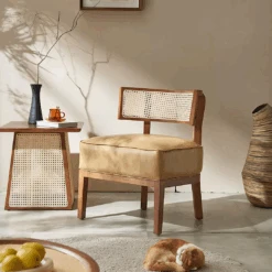 Alexa Rattan Lounge Chair, Armchair(Alexa Lounge Chair For Living Room Lounge Armchair Rattan)