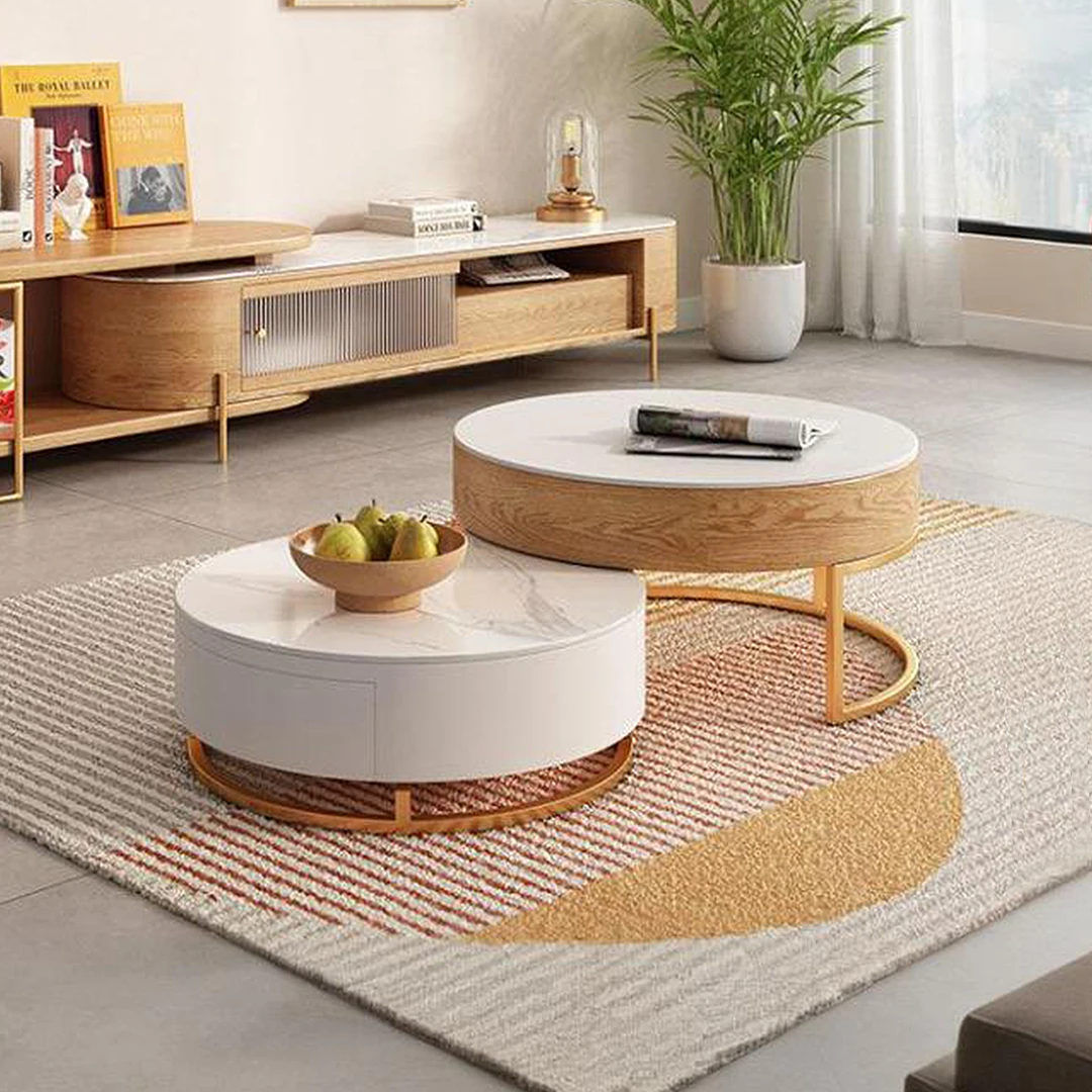 Amanda Living Room Set, Amanda Coffee Table And TV Stand, Light Oak(Amanda Living Room Set Amanda Coffee Table And Tv Stand) - Image 2