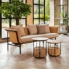 Budron Rattan Armchair, Two Seater, Indoor/ Outdoor Furniture(Budron Rattan Armchair Indoor Outdoor Furniture)