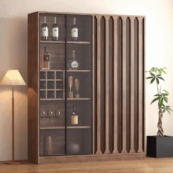 Dory Wine Cabinet, Solid Wood, More Sizes(Dory Wine Rack Cabinet Drinks Cabinet Solid Wood)