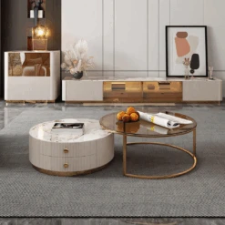 Eden II Living Room Coffee Table Set, TV Stand(Eden Ii Living Room Table Set Coffee Table Tv Stand Side Table)