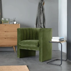 Edwick Armchair, Green Velvet(Edwick Armchair Velvet)