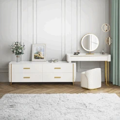 Joshua Dressing Table, White(Joshua Dressing Table White)