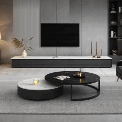 Kahoo TV Stand, Sintered Stone(Kahoo Tv Stand Sintered Stone)