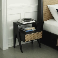 Lambeth Bedside Table, Black(Lambeth Side Table Oak)