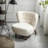 Lilla Petra Lounge Chair, Short Hair, Boucle(Lilla Petra Lounge Chair Sheepskin)
