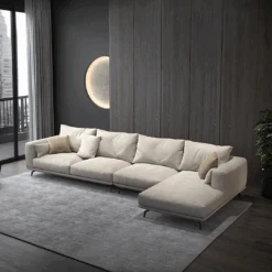 NR23 Four Seater Corner Sofa, Leathaire(Nr23 Four Seater Corner Sofa)